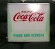 RARE Vintage1960s Coca-Cola Pause and Refresh Light-up Diner Sign