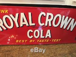 RC COLA Tin embossed sign. Cola, pop, Coke, Coca Cola, Pepsi, 7up