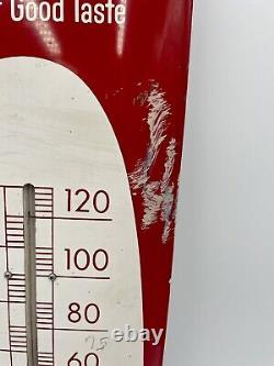 READ Vintage Drink Coca-Cola Sign of Good Taste Thermometer Cigar Shop Sign 27