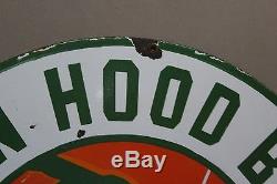Robin Hood Beer Porcelain Sign Bar Man Cave Gas Oil Coke Eagle