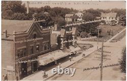 RPPC Glen Ellyn IL Illinois Main Street Store Coca Cola Sign Photo Postcard E22