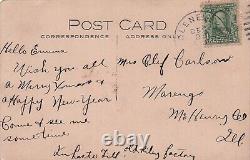 RPPC Glen Ellyn IL Illinois Main Street Store Coca Cola Sign Photo Postcard E22