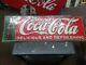 Rare 1926 Embossed Coca-Cola Advertising Sign 1916 Bottle Country Store