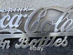 Rare 1930's Coca Cola, Delivery Truck Radiator Sign