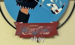 Rare 1930s Antique Kay Displays Baseball 3-d Coca-cola Wood Sign