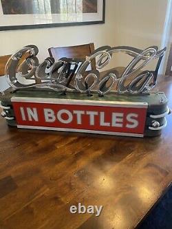 Rare 1930s Coca Cola Neon Sign Light