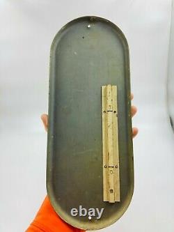 Rare 1940's Mission Orange Soda Pop Bottle Metal Advertising Thermometer 15