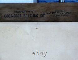 Rare 1942 Coca Cola Us Army Nurse Corps Cardboard Sign In Original Frame