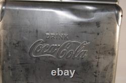 Rare 1950s Vintage Coca Cola Aluminum TempRite Cooler Arkansas City Kansas