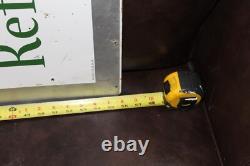 Rare 1954 Drink Coca-cola Refresh Soda Bottle Painted Metal Sign 54 Tall Coke