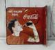 Rare Antique 1956 Spanish Coca Cola Refrescate Aqui Double Sided Flange Sign