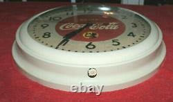 Rare Antique Original Coca Cola Drink advertising Clock Sign NICE