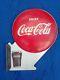 Rare Coca Cola 16 Button Flange Sign with Glass 1949