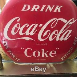 Rare Coca Cola Advertising Soda Pop Bottle Topper/Display