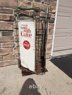 Rare Coca-Cola Coke Bottle Cart Hand Dolly Original Vintage Advertising Signs