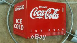 Rare Coca Cola Cooler arrow sign