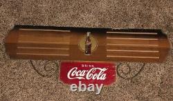 Rare. Coca Cola Kay Display Menu Board Wood