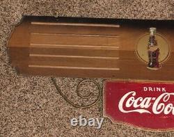 Rare. Coca Cola Kay Display Menu Board Wood