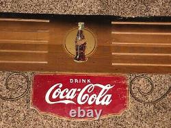 Rare. Coca Cola Kay Display Menu Board Wood
