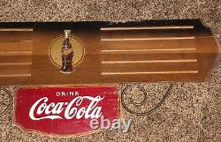 Rare. Coca Cola Kay Display Menu Board Wood