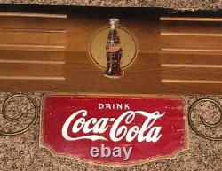 Rare. Coca Cola Kay Display Menu Board Wood