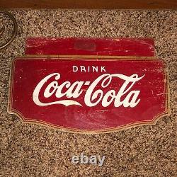 Rare. Coca Cola Kay Display Menu Board Wood