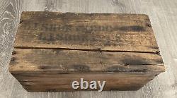 Rare! Coca Cola Pepsin Gum Wooden Crate The Key to Good Digestion