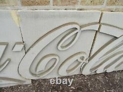 Rare Coca- cola Limestone Bottling plant 4 panel Sign 117 x 31