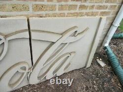 Rare Coca- cola Limestone Bottling plant 4 panel Sign 117 x 31