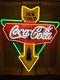 Rare New Ice Cold Drink Coca Cola Beer Bar Shop Open Neon Sign 19x15