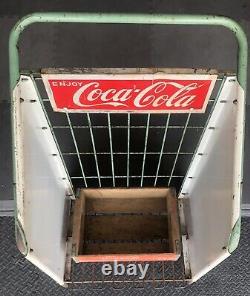Rare Original Coca Cola Coke Display Rack Hand Cart Dollie 41 X 24