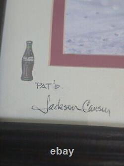 Rare Original Signature Jackson Causey Coca Cola Store Signed Wall Art