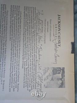 Rare Original Signature Jackson Causey Coca Cola Store Signed Wall Art