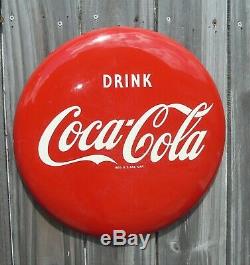 Rare Original Vintage Coca-cola Coke 16 Button Sign For A Pilaster