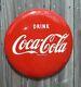 Rare Original Vintage Coca-cola Coke 16 Button Sign For A Pilaster