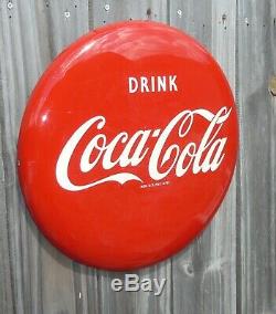 Rare Original Vintage Coca-cola Coke 16 Button Sign For A Pilaster