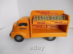 Rare Smith Miller (Smitty Toys) Coca Cola Delivery Truck & 6 Cases Bottles Nice