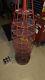 Rare, Tall, used vintage red steel & mesh Coca- Cola display stand collectible