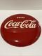 Rare Vintage 1950s Drink Coca-Cola 12 Button Metal Soda Sign Stamped AM55