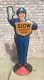 Rare Vintage Coca Cola 1956 Repro SLOW SCHOOL ZONE Policeman Traffic Cop Sign