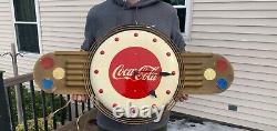 Rare Vintage Coca Cola Clock 1940s/50s