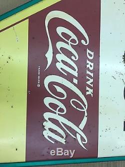 Rare Vintage Coca Cola OUT Arrow Sign From Frisch's Big Boy Restaurant