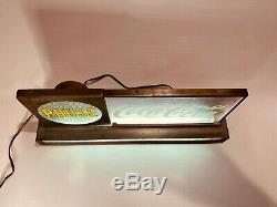 Rare Vintage Coca Cola Pause Advertising Electric Sign Light