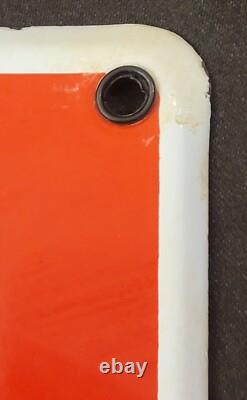 Rare Vintage Enjoy Coca-Cola Coke Porcelain Advertisement Sign