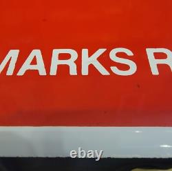 Rare Vintage Enjoy Coca-Cola Coke Porcelain Advertisement Sign