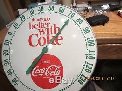 Rare Vintage (JUMBO) 1964 18 inch Coca Cola Thermometer