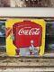 Rare Vintage Original Coca Cola / Coke Porcelain Sign Soda Fountain Dated 1940