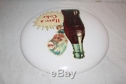 Rare Vintage c. 1950 Coca Cola Sprite Boy Button Soda Pop 16 Metal Sign