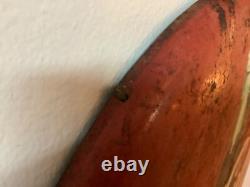 Rare original VINTAGE COCA COLA 20 INCH ROUND BUTTON SIGN