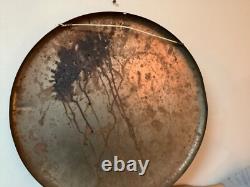 Rare original VINTAGE COCA COLA 20 INCH ROUND BUTTON SIGN